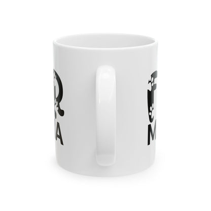 Fur Mama Ceramic Mug – Paw Print "Dog Mom" Coffee Cup 11oz   Item #777534