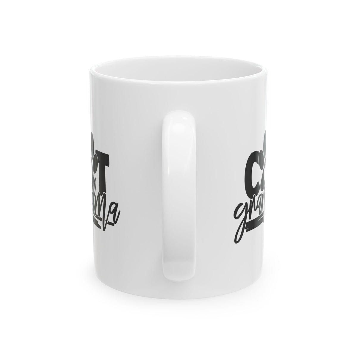 Grandma Paw Print Ceramic Mug – 'Cat Grandma' Gift 11oz   Item #379599