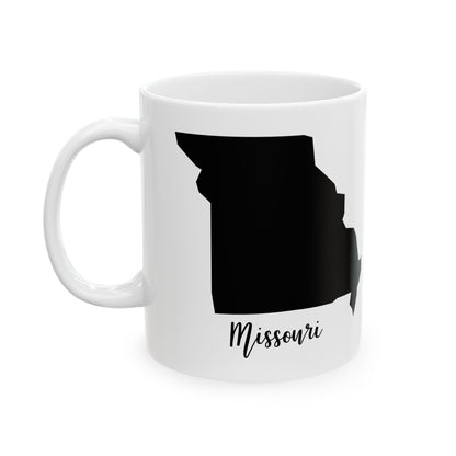 Missouri State Silhouette Ceramic Mug – 11oz    Item #88656