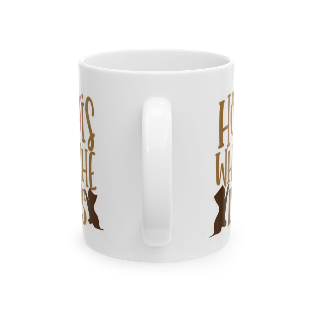 Home Is Where My Dog Is Ceramic Mug – Dog Lover Coffee Cup 11oz   Item #246733