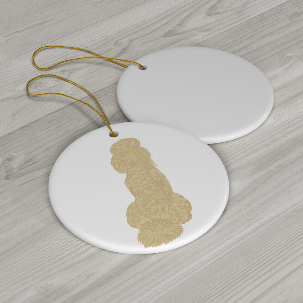 Dog Ceramic Disc Ornament         Item #5639704