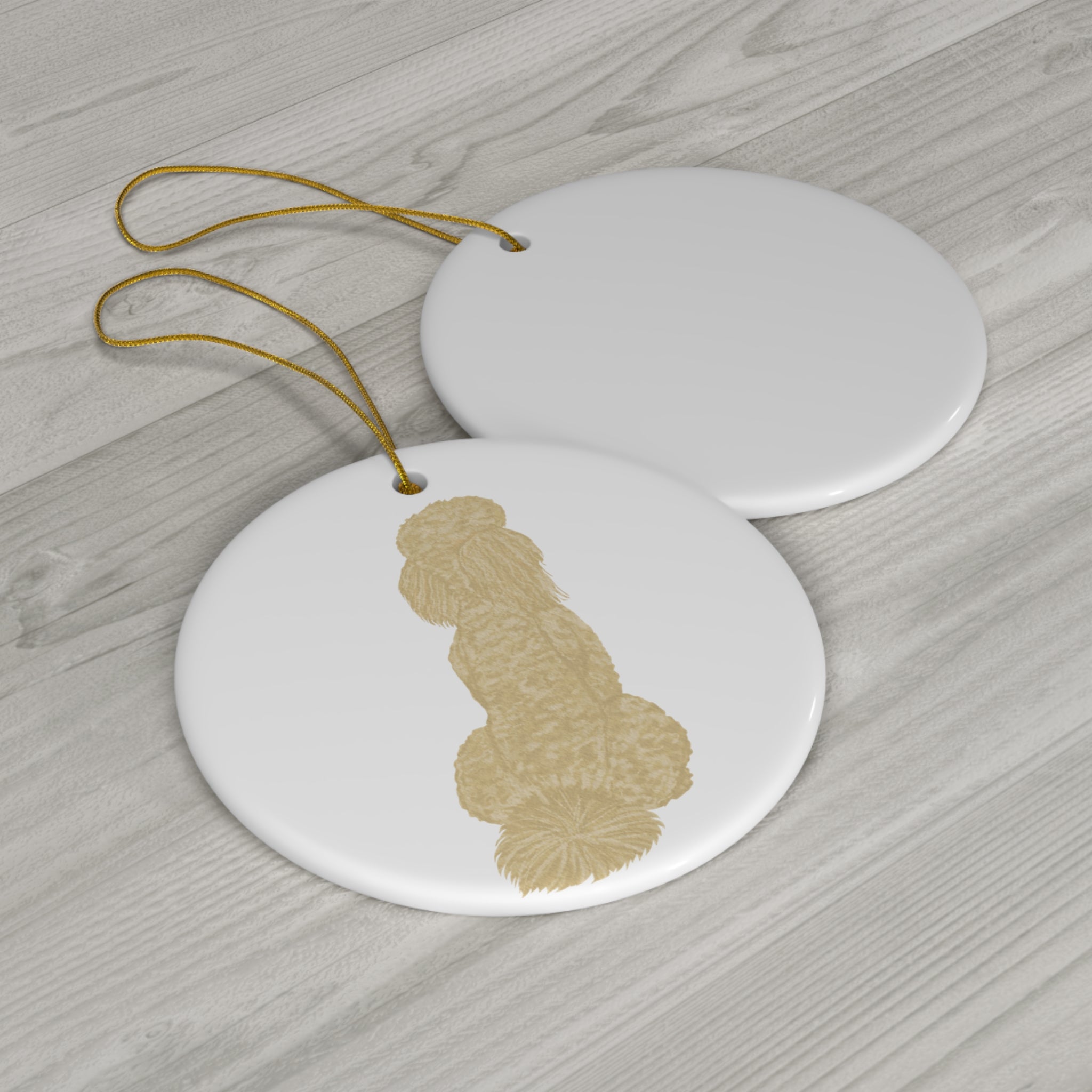 Dog Ceramic Disc Ornament         Item #5639704