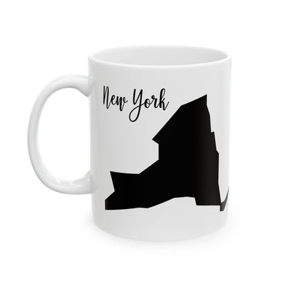 New York State Silhouette Ceramic Mug – 11oz    Item #925804