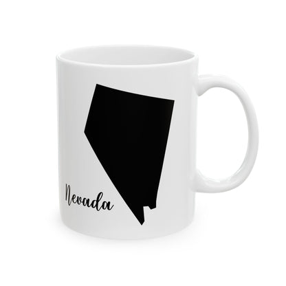Nevada State Silhouette Ceramic Mug – 11oz    Item #143138