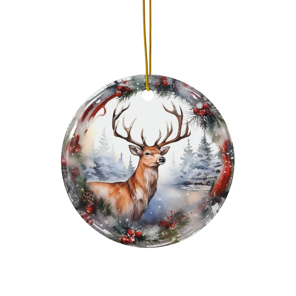 Deer Ceramic Ornament         Item #6364109 - Buckshot's Bargain Barn