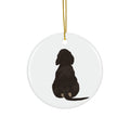 Dog Ceramic Disc Ornament          Item #7142215