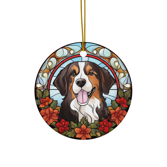 Christmas Dog Ceramic Ornament              Item #9264527