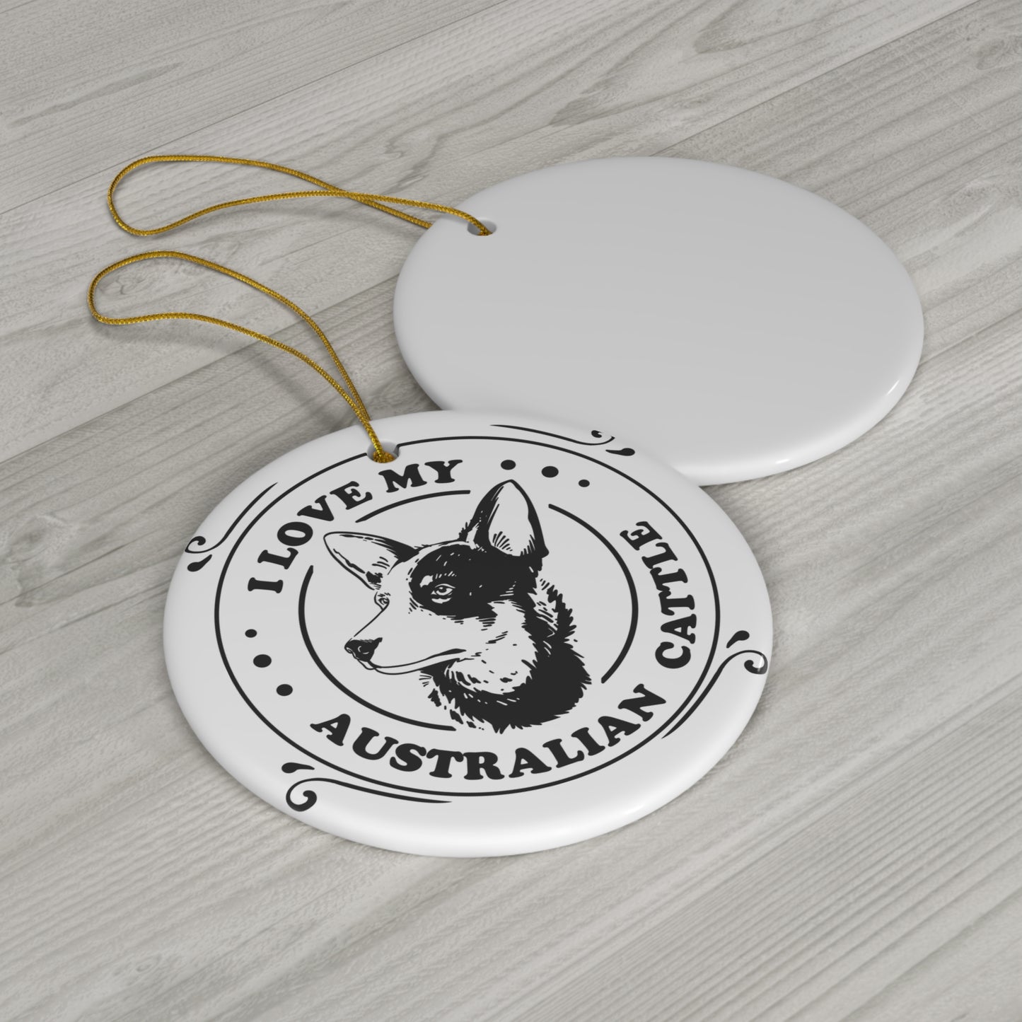 Ceramic Ornament - Australian Cattle Dog     Item #5313738