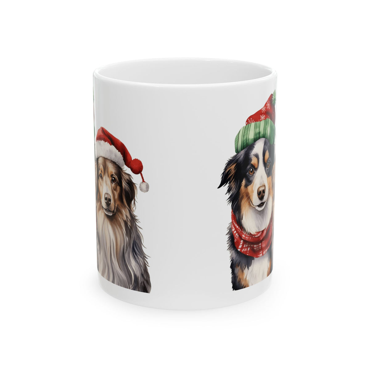 Festive Christmas Dog Ceramic Mug  11oz   Item #937888