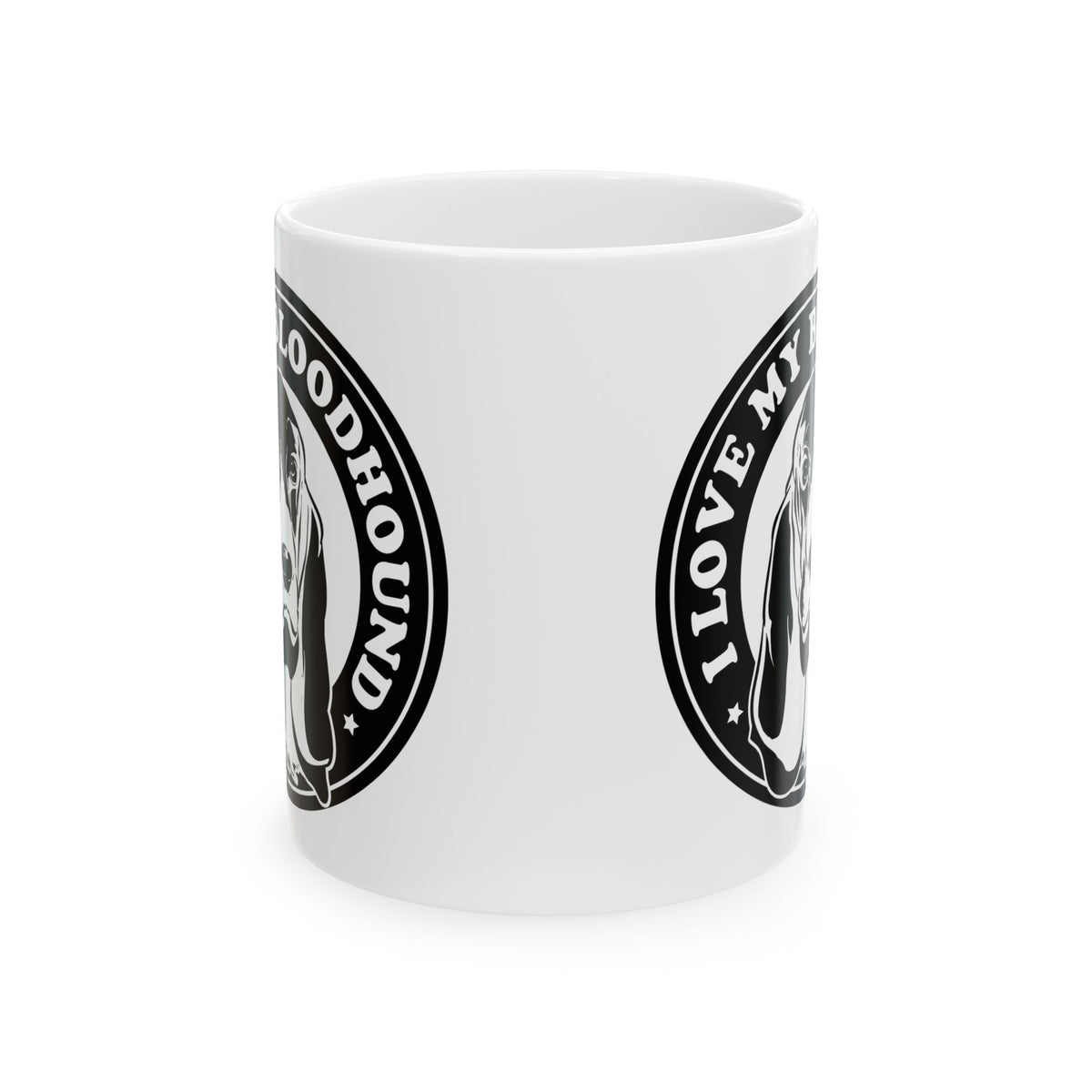 I Love My Bloodhound Ceramic Mug — 11oz Dog Lover Gift   11oz   Item #919565