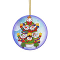 Snowman Ceramic Ornament    Item #4500641 - Buckshot's Bargain Barn