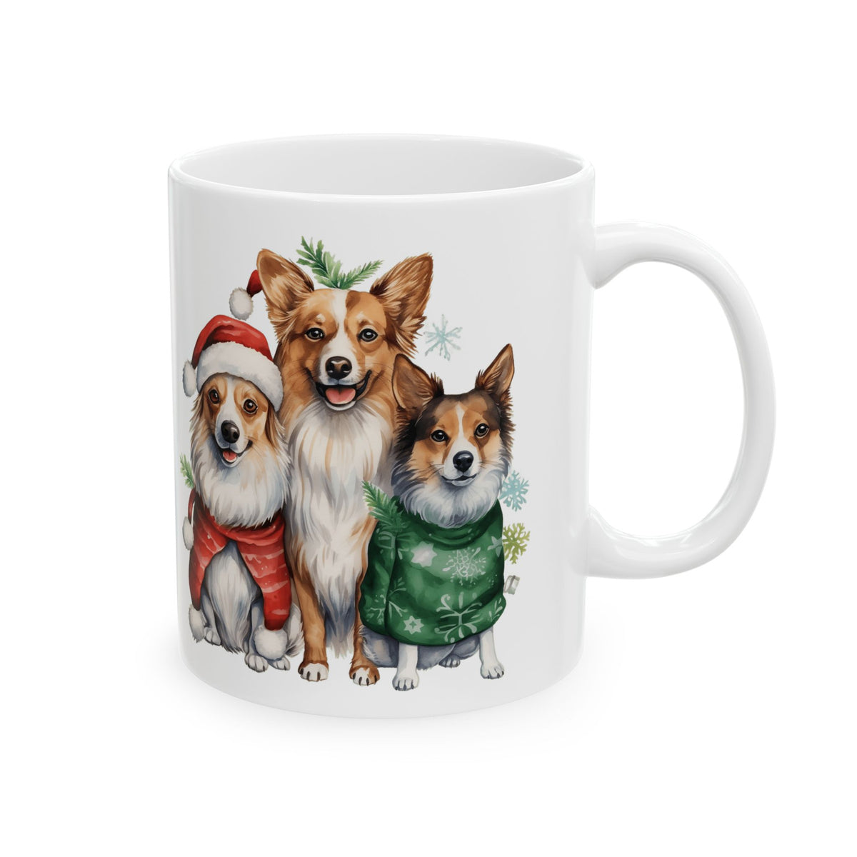 Christmas Dog Ceramic Mug  11oz   Item #342705