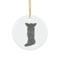 Dog Ceramic Disc Ornament        Item #3449033