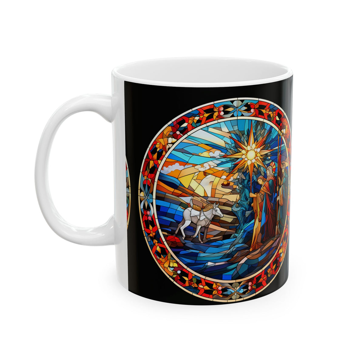 Stained Glass Cathedral Ceramic Mug 11oz   Item #384235
