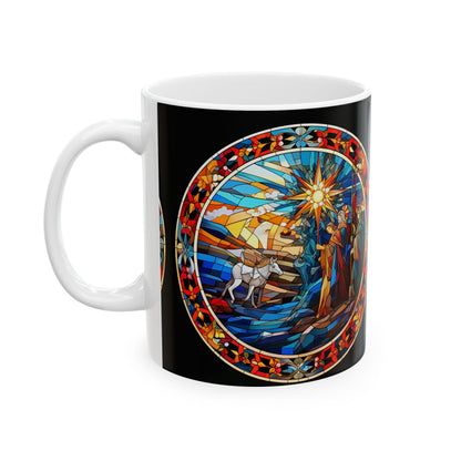 Stained Glass Cathedral Ceramic Mug 11oz   Item #384235