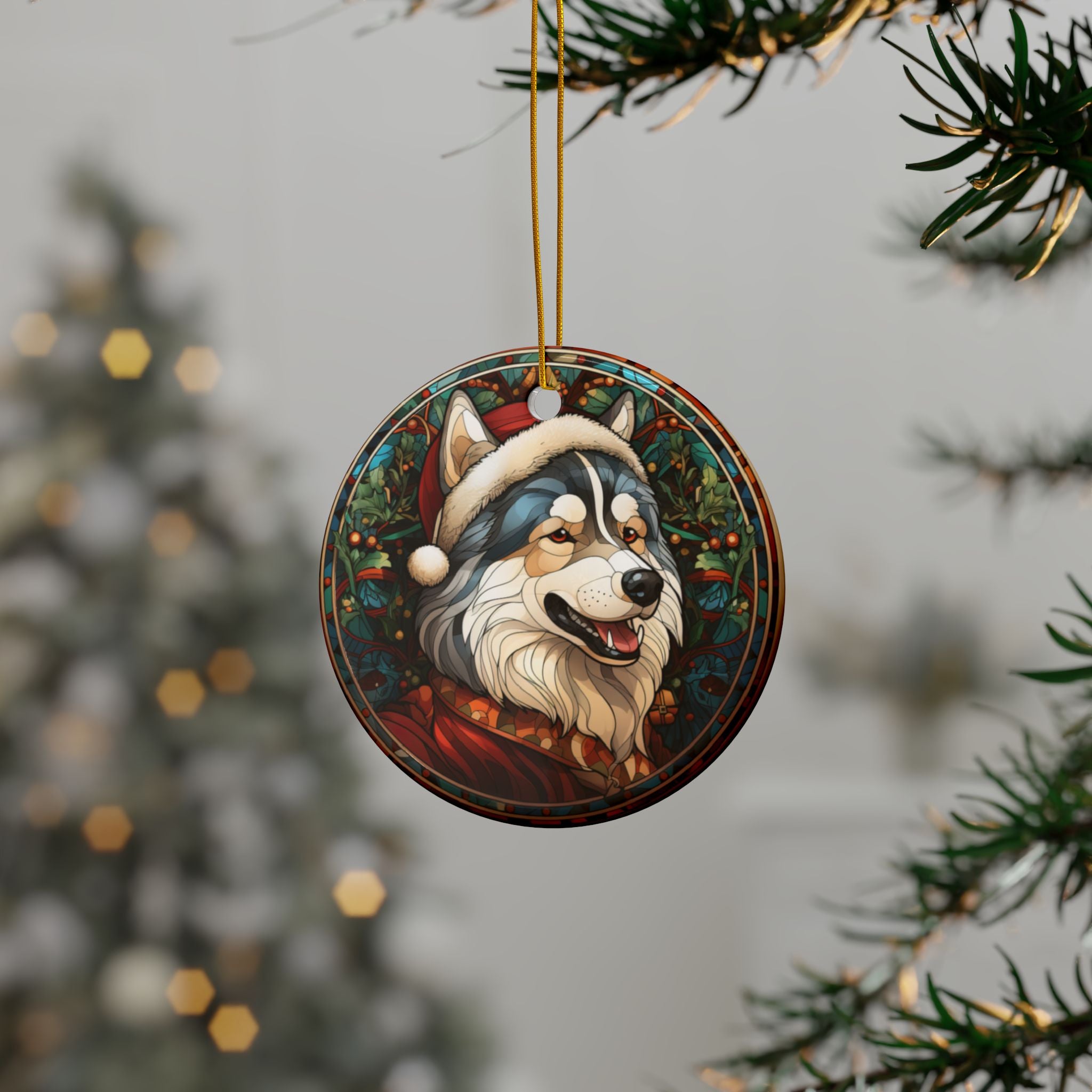 Alaskan Malamute Ceramic Ornament      Item #5705343
