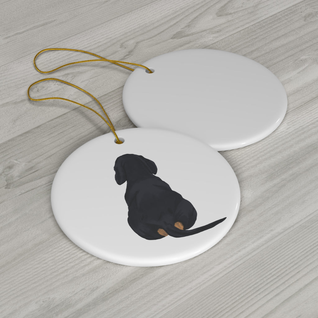 Dog Ceramic Disc Ornament         Item #927673