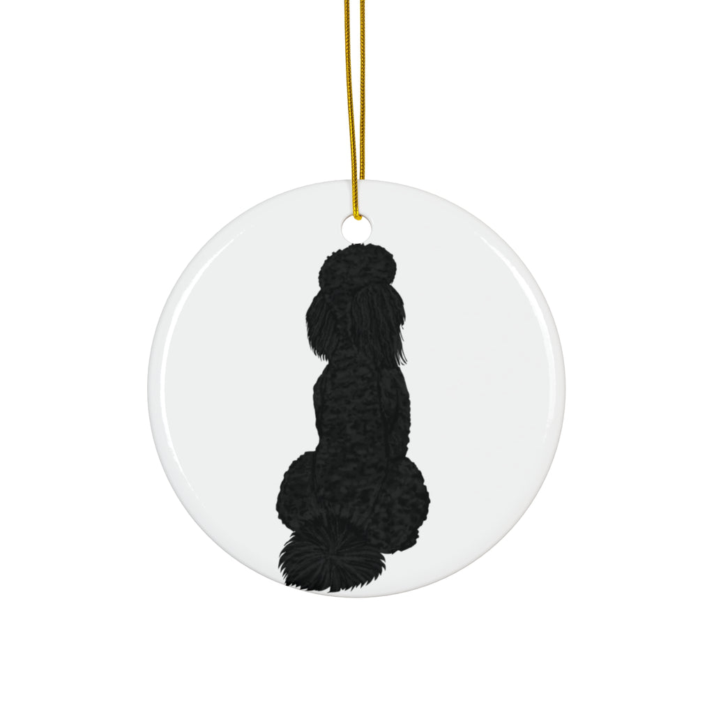 Dog Ceramic Disc Ornament        Item #5812514