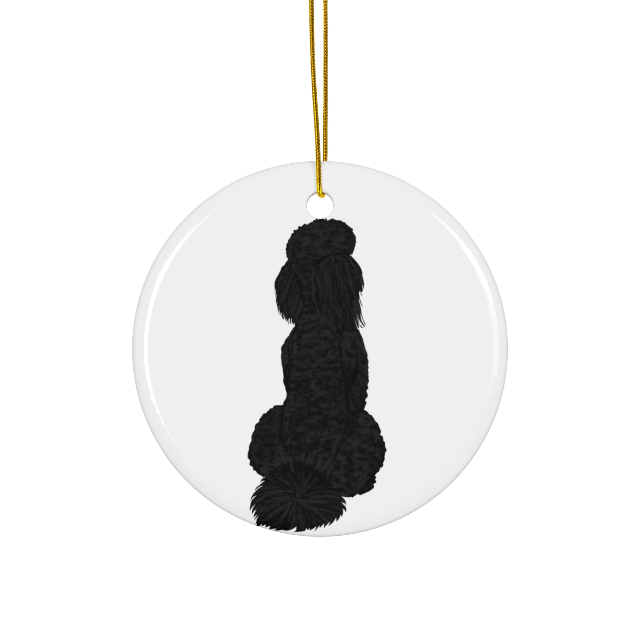 Dog Ceramic Disc Ornament        Item #5812514