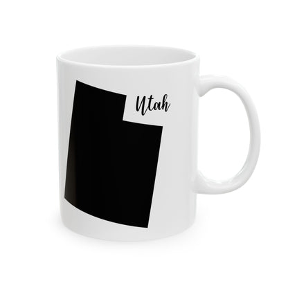 Utah State Silhouette Ceramic Mug – 11oz    Item #972718