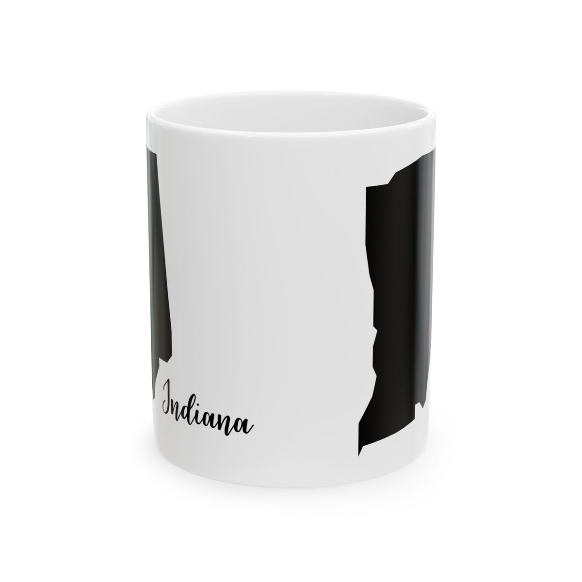 Indiana State Silhouette Ceramic Mug – 11oz    Item #689918