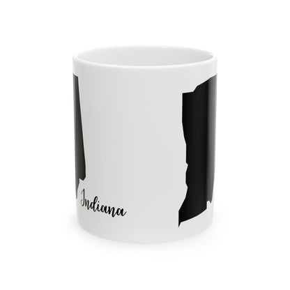 Indiana State Silhouette Ceramic Mug – 11oz    Item #689918