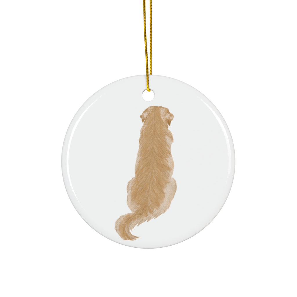 Dog Ceramic Disc Ornament       Item #7753317