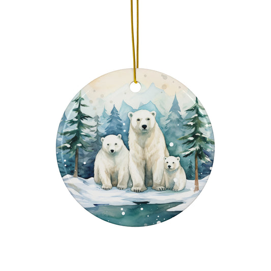 Ceramic Ornament - Polar Bear     Item #5778253