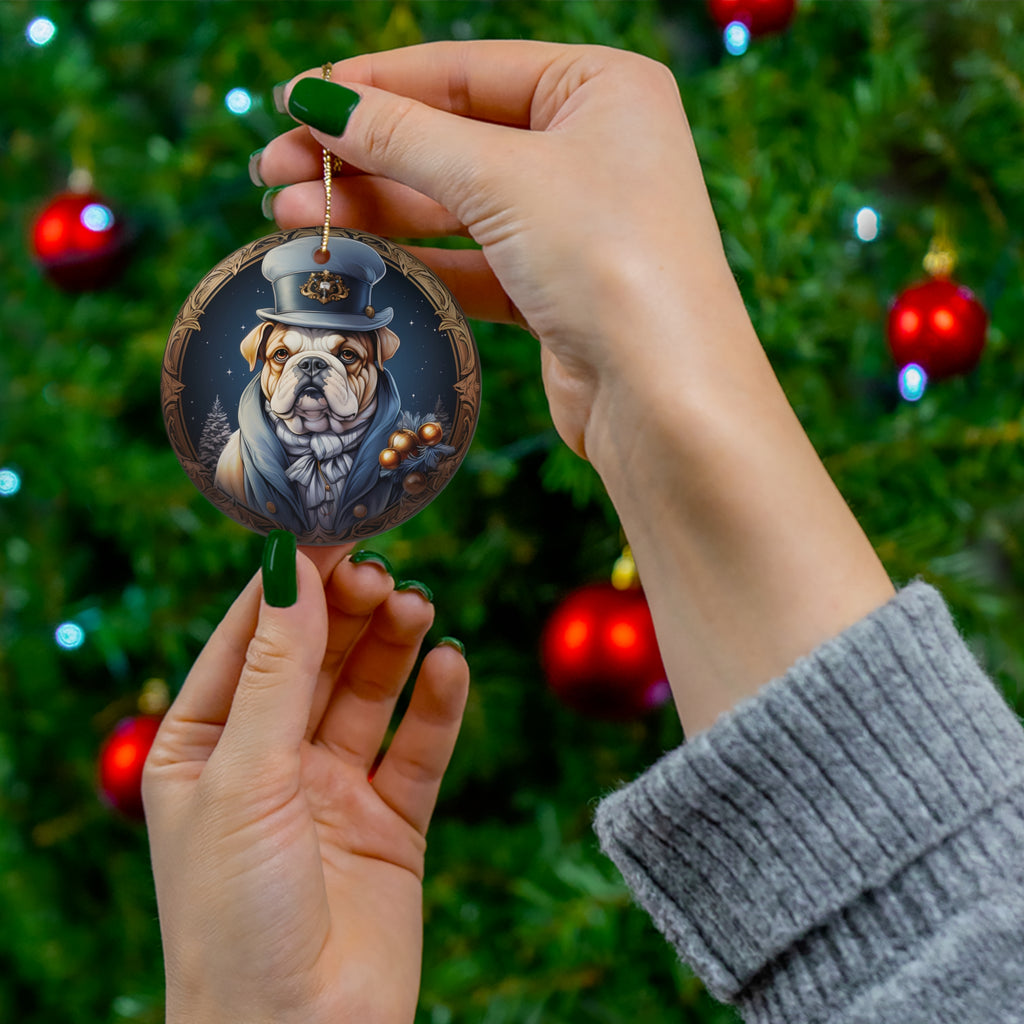 Dog Ceramic Disc Ornament           Item #9445881
