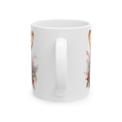 Festive Christmas Dog With A Bowtie Ceramic Mug 11oz  Item #395182