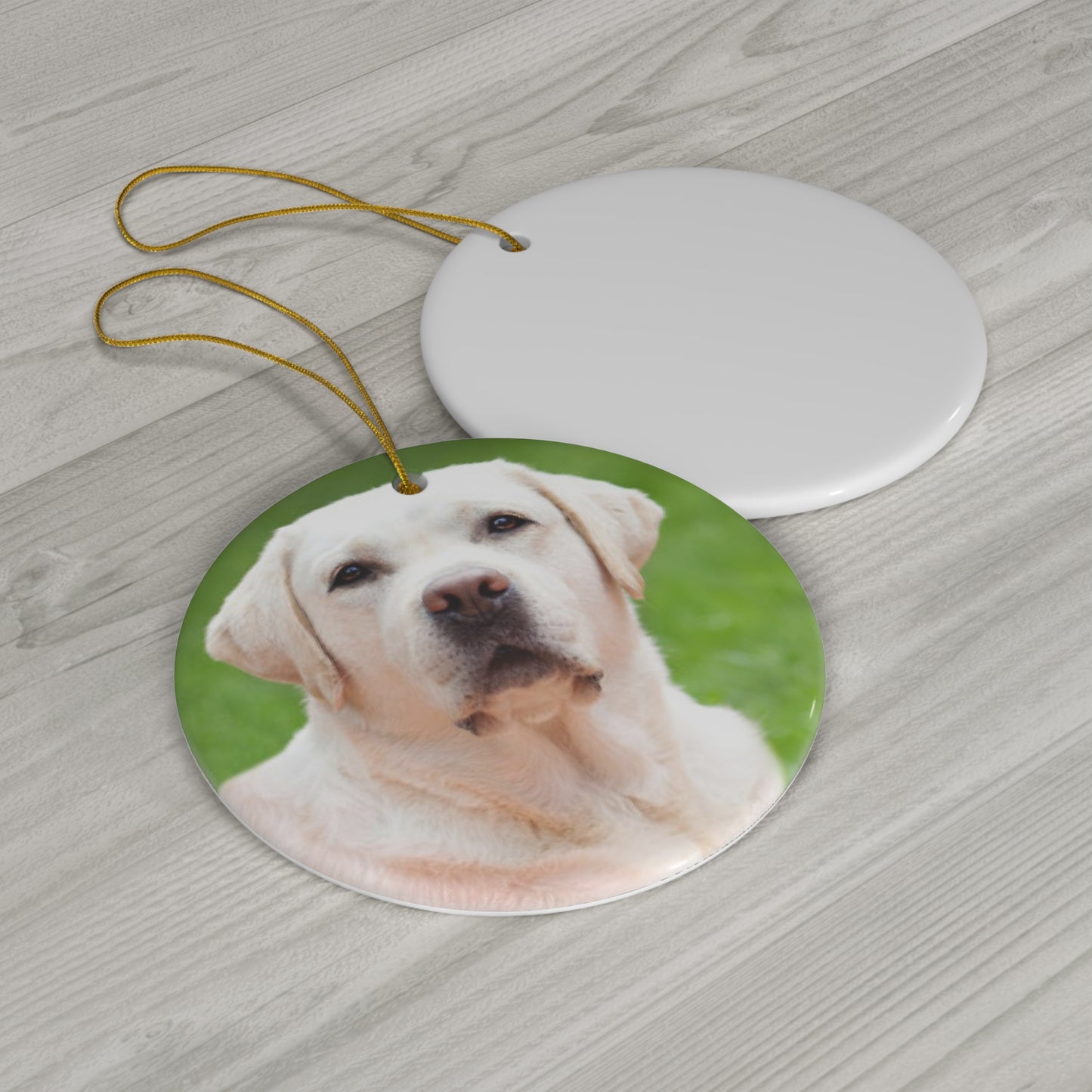 Labrador Retriever Ceramic Disc Ornament            Item #6934809