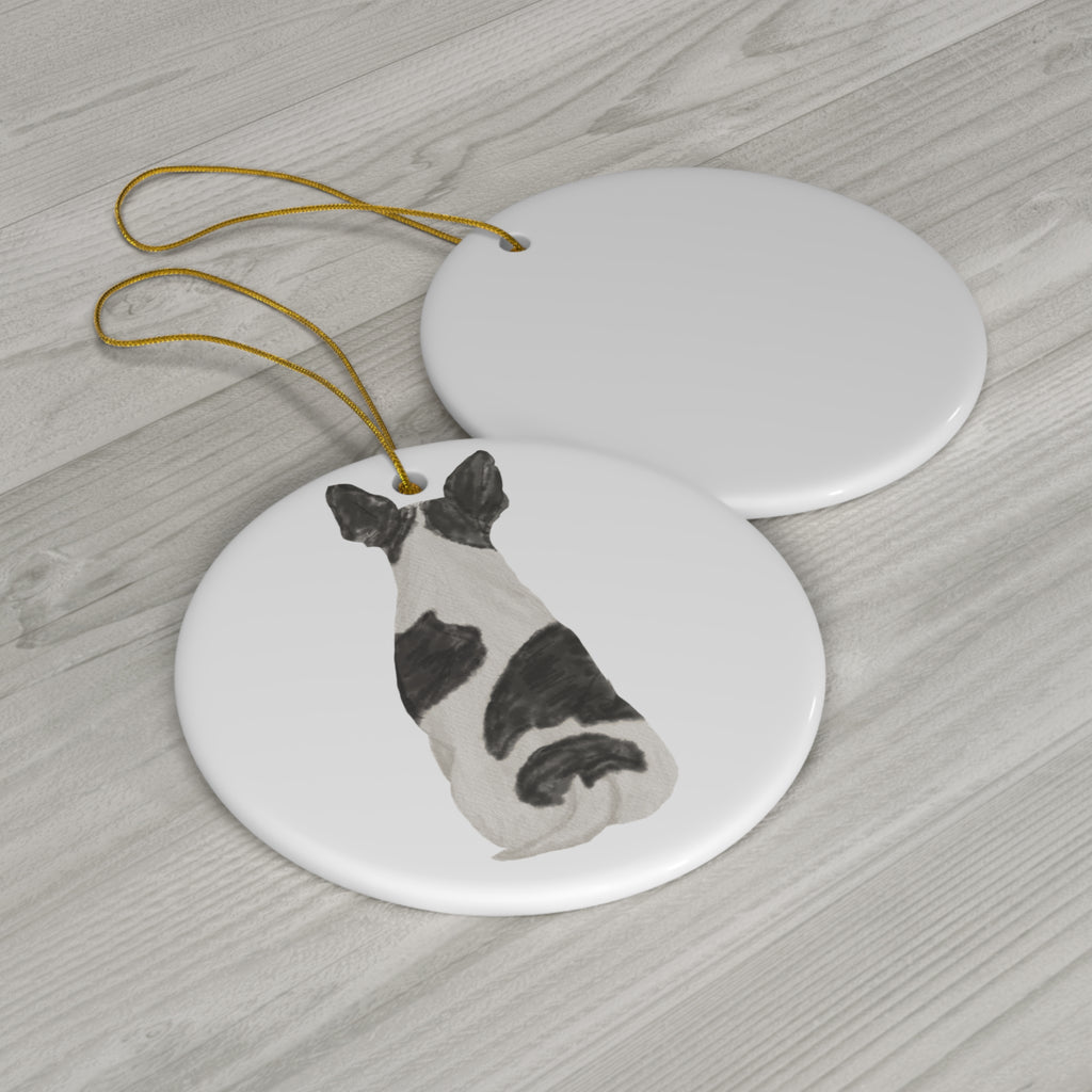 Dog Ceramic Disc Ornament          Item #4143747