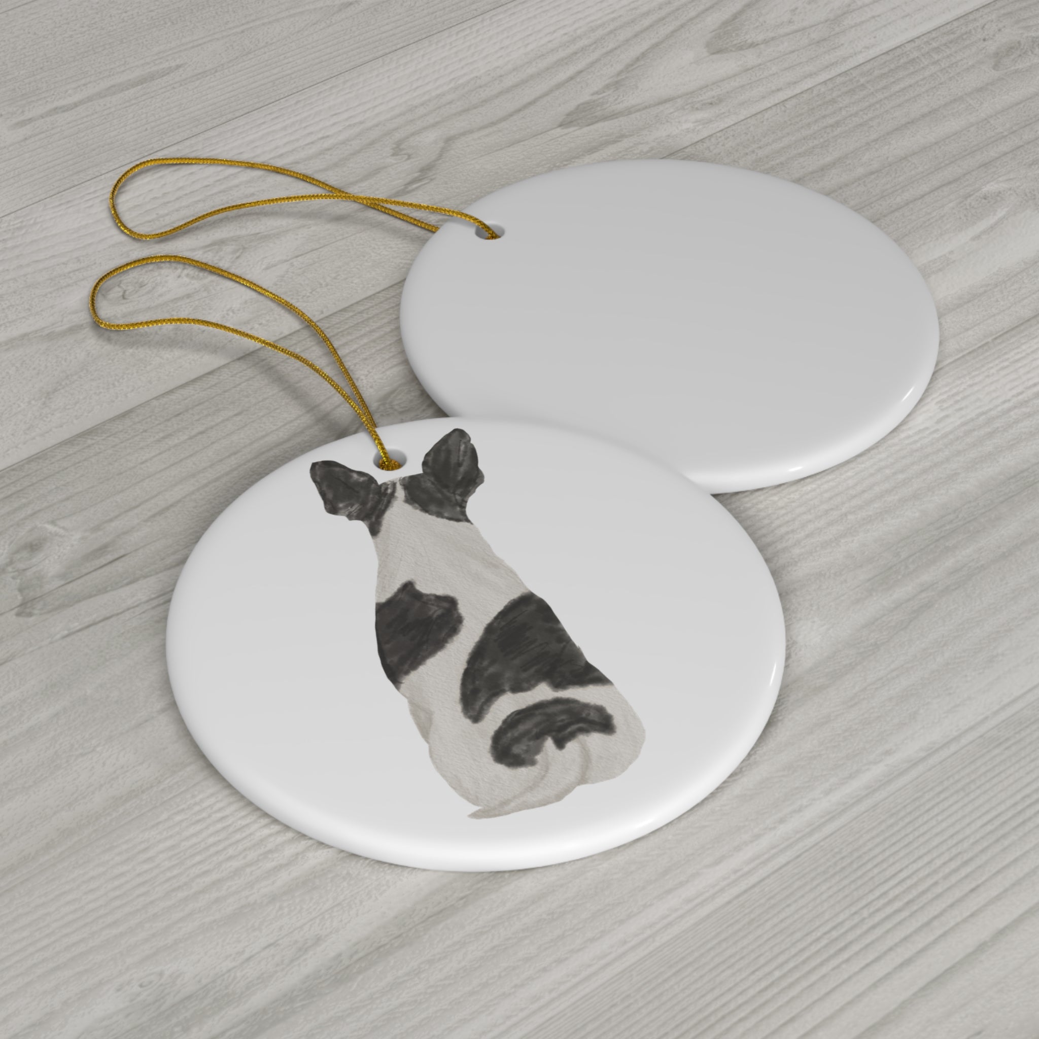 Dog Ceramic Disc Ornament          Item #4143747