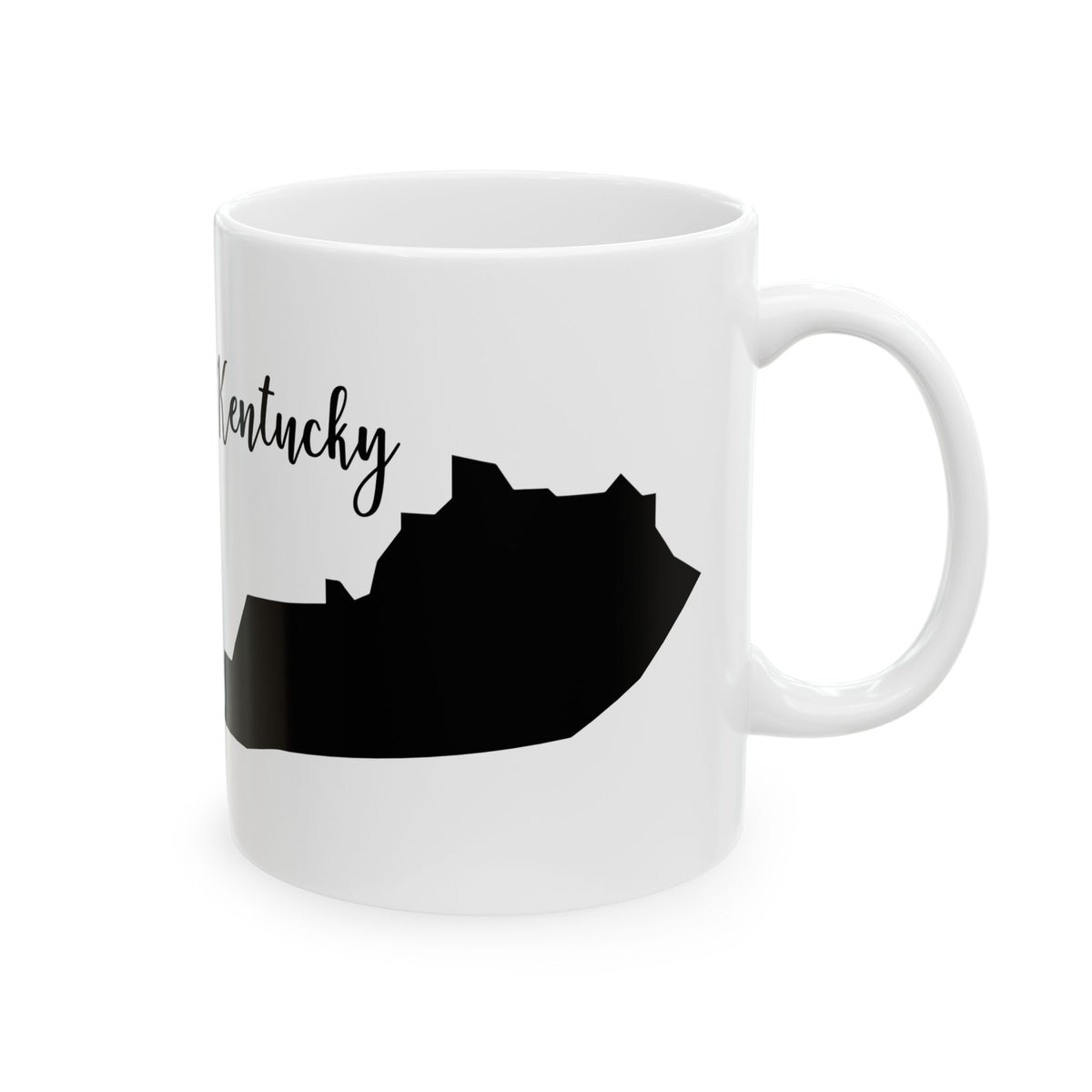 Kentucky State Silhouette Ceramic Mug – 11oz    Item #80118