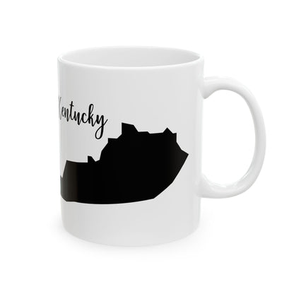 Kentucky State Silhouette Ceramic Mug – 11oz    Item #80118