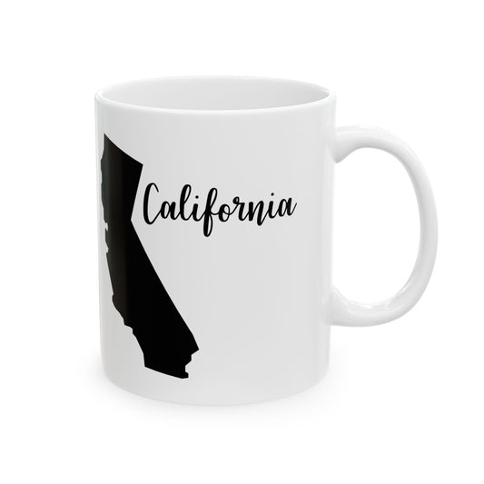 California State Silhouette Ceramic Mug – 11oz    Item #59405