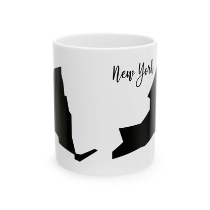 New York State Silhouette Ceramic Mug – 11oz    Item #925804