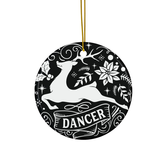 Dancer Ceramic Disc Ornament        Item #6148705