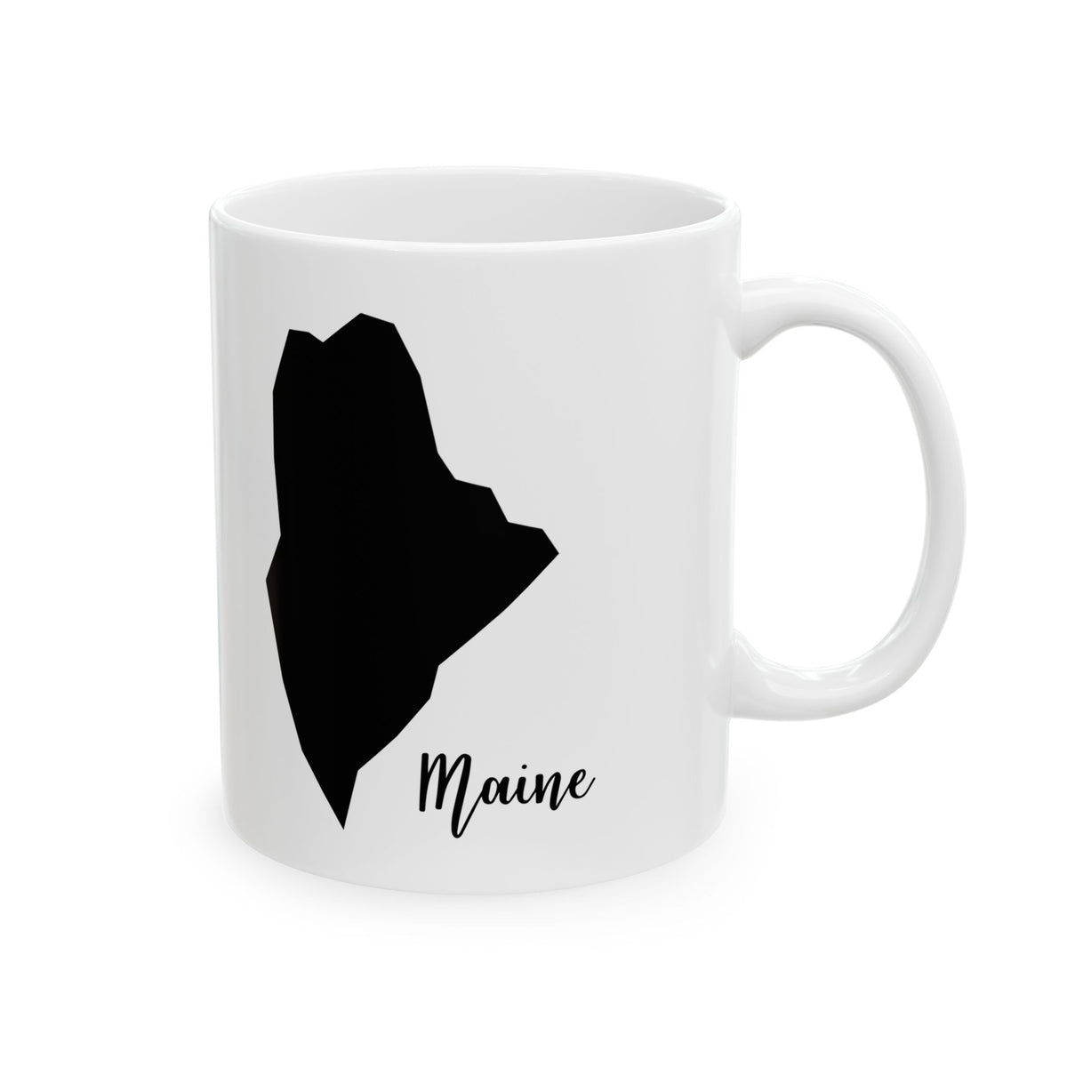 Maine State Silhouette Ceramic Mug – 11oz    Item #53745