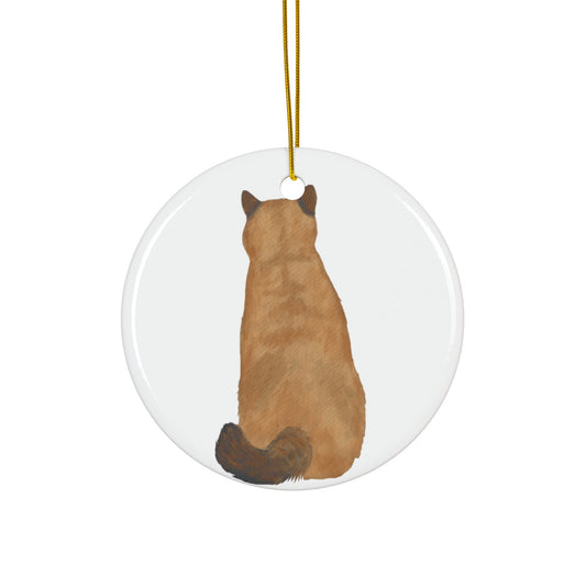 Cat Ceramic Ornament          Item #3022448