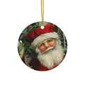 Santa Ceramic Disc Ornament      Item #2318757