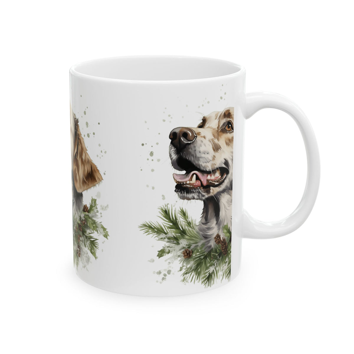 Golden Retriever Holiday Mug — Festive Dog Coffee Cup 11oz   Item #252356