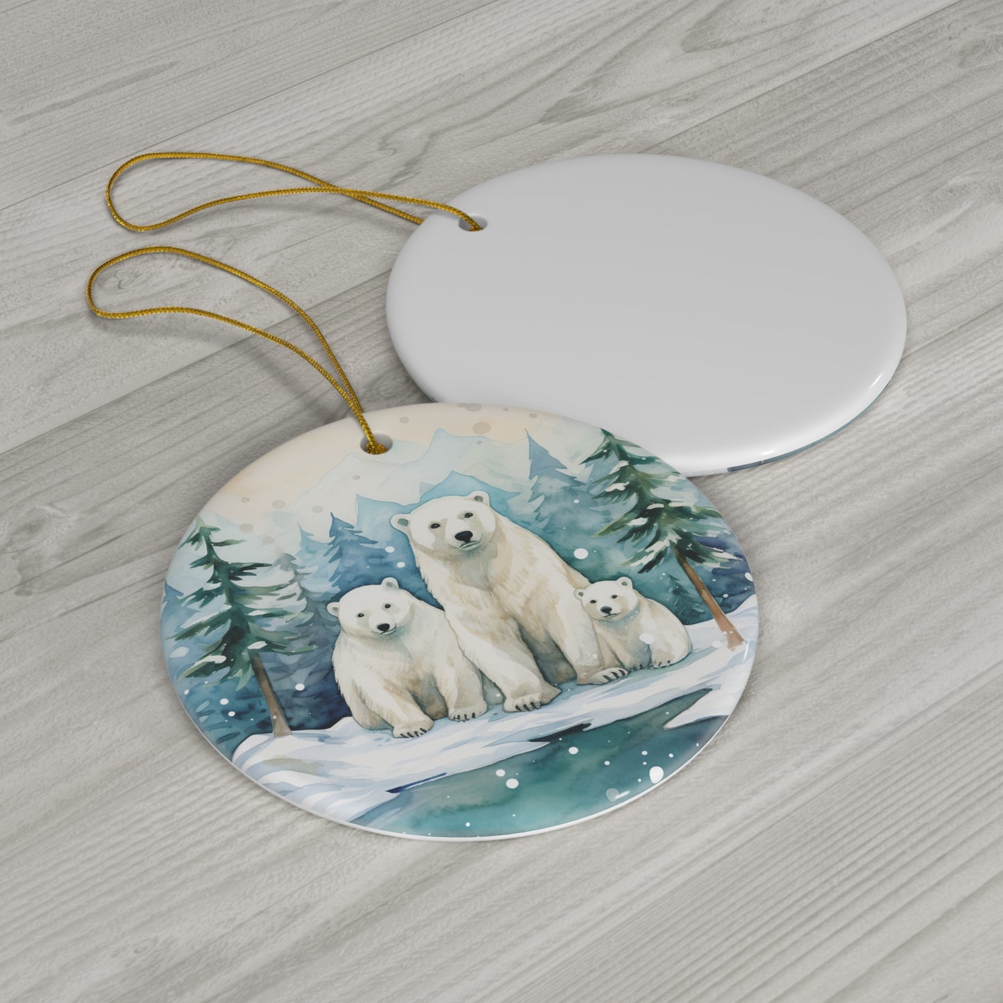 Ceramic Ornament - Polar Bear     Item #5778253