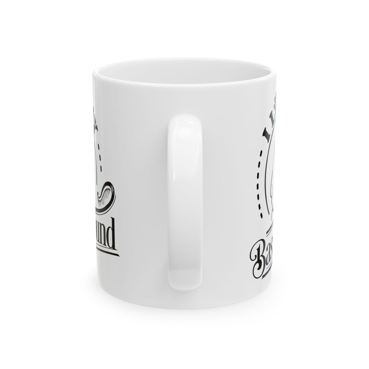 I Love My Basset Hound Dog Ceramic Mug — Cute Coffee Cup 11oz    Item #623971