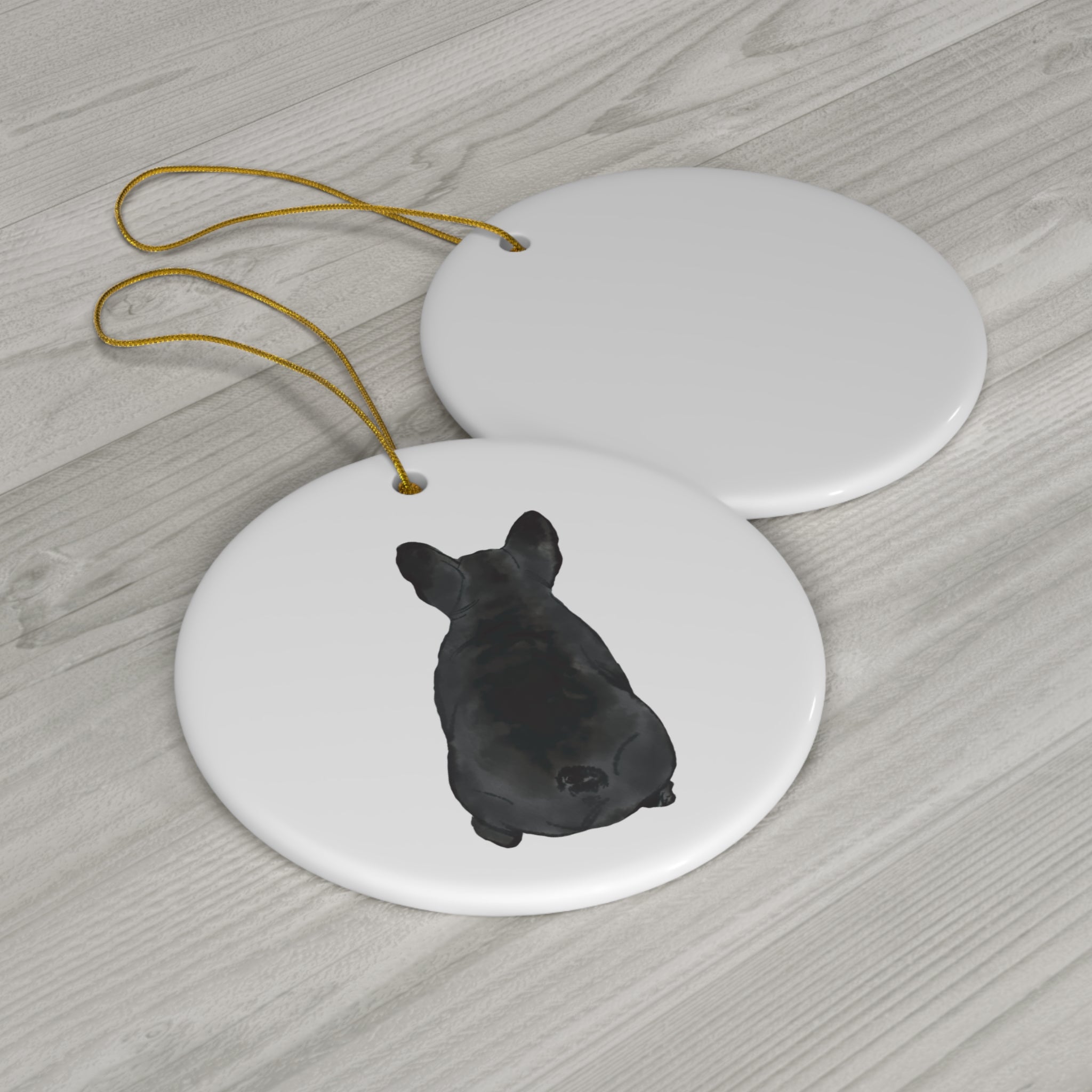 Dog Ceramic Disc Ornament          Item #1039793