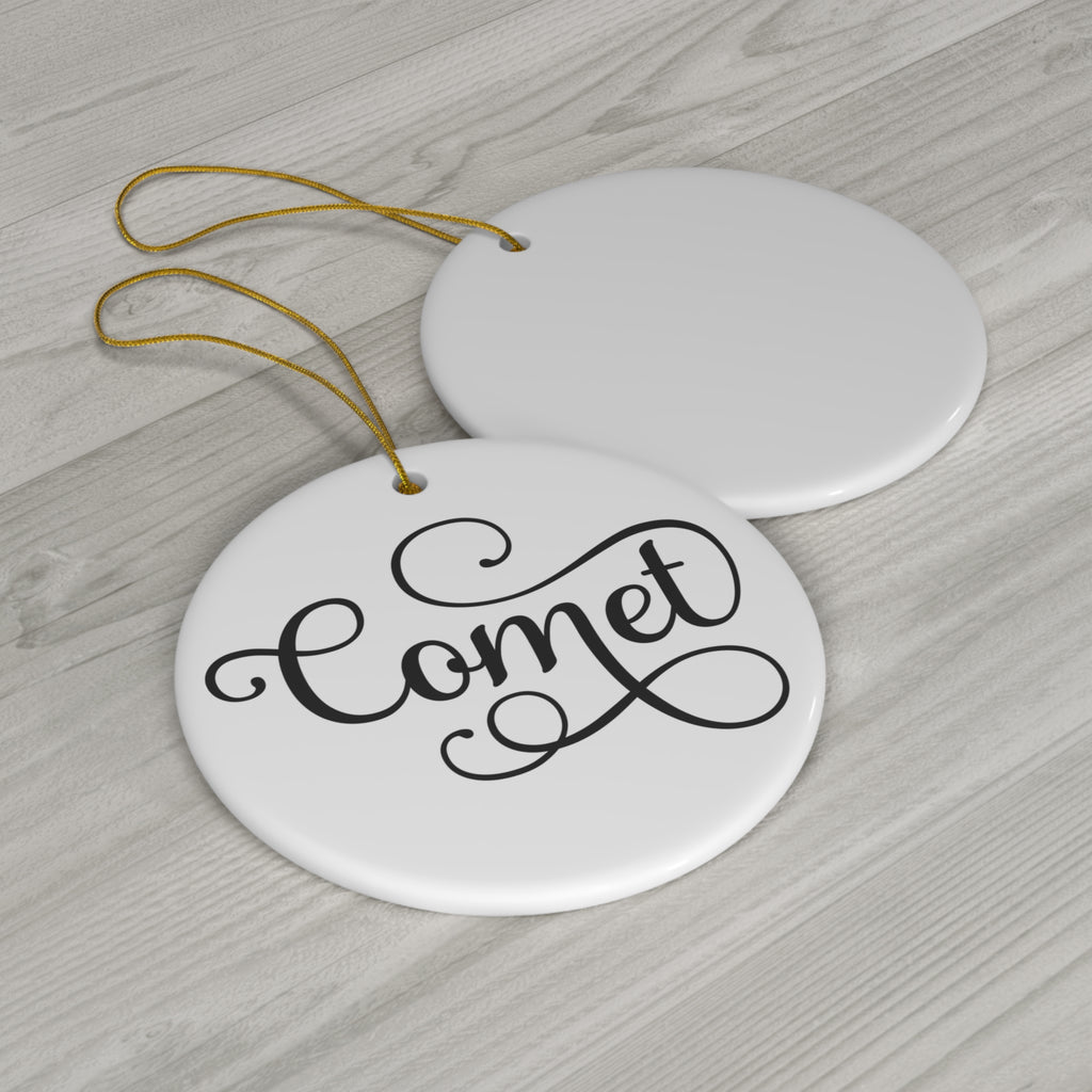 Comet Reindeer Ceramic Ornament By Santa's Creations     Item #273311 - Buckshot's Bargain Barn