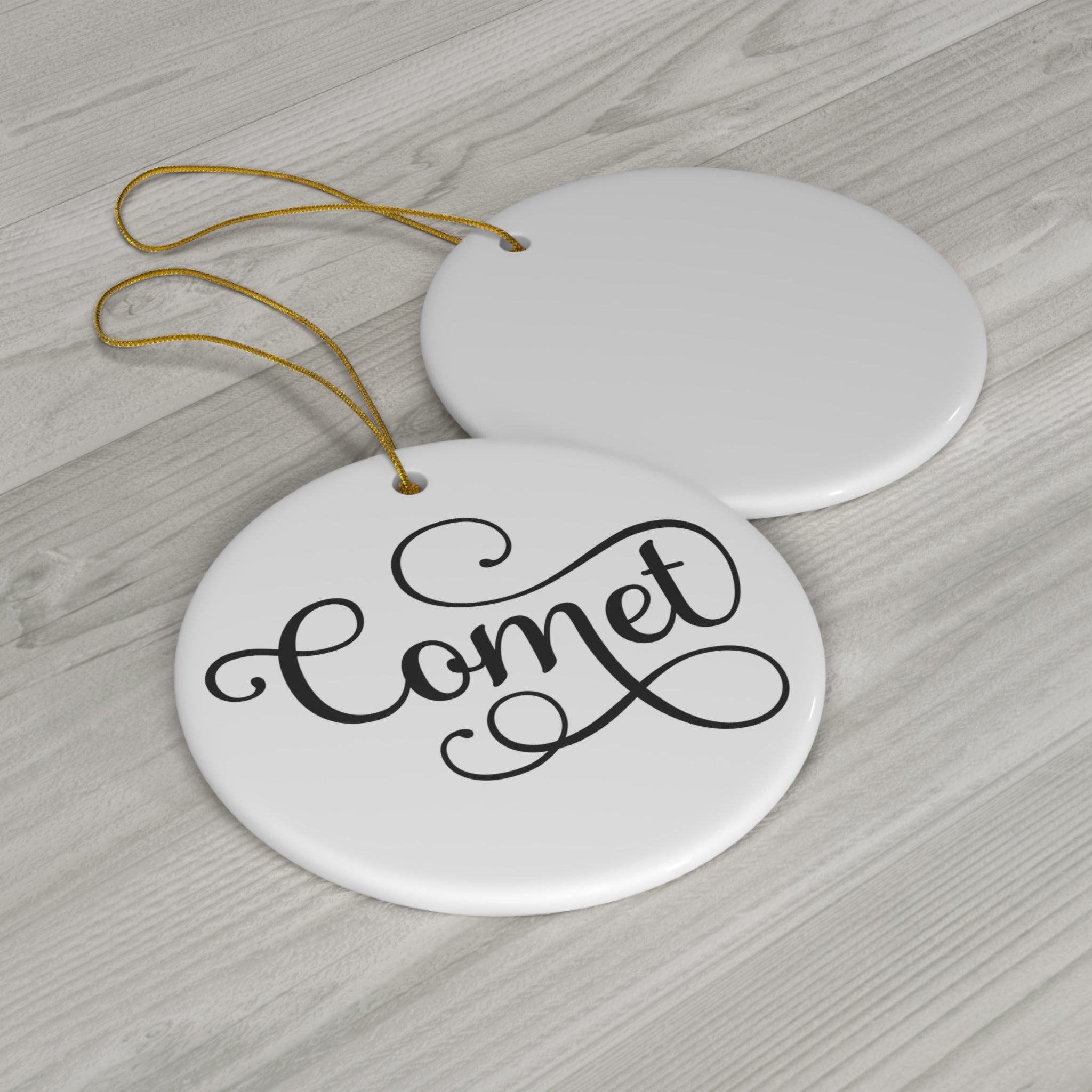Comet Reindeer Ceramic Ornament By Santa's Creations     Item #273311 - Buckshot's Bargain Barn