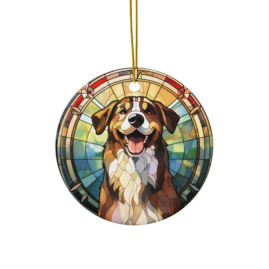 Ceramic Ornament - Christmas Dog     Item #2727233