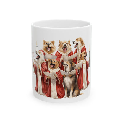 Christmas Choir Dogs Ceramic Mug 11oz  Item #263123