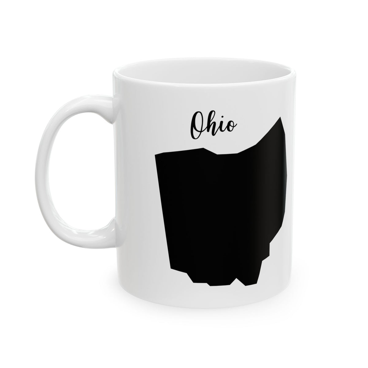 Ohio State Silhouette Ceramic Mug – 11oz    Item #74203